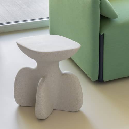 Beistelltisch Archeo plastikmaterial grau / H 38,7 cm – Jaime Hayón - Magis - Stein-Grau - Polyäthylen