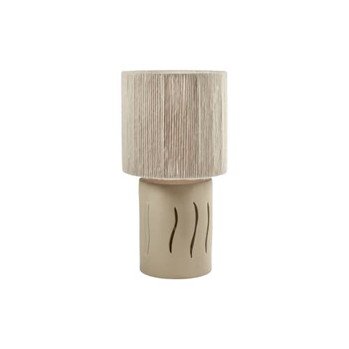 Heritage 01 Lamp textile beige / H 99 cm - Serax - Beige - Ceramic, Wool