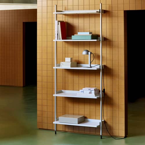 Lampe de table Posto métal  - Hay - Aluminium brut - Aluminium