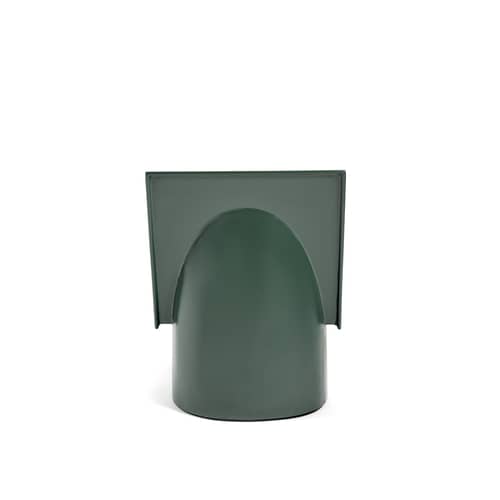 Valérie Low armchair metal green / Steel - Serax - Green - Steel