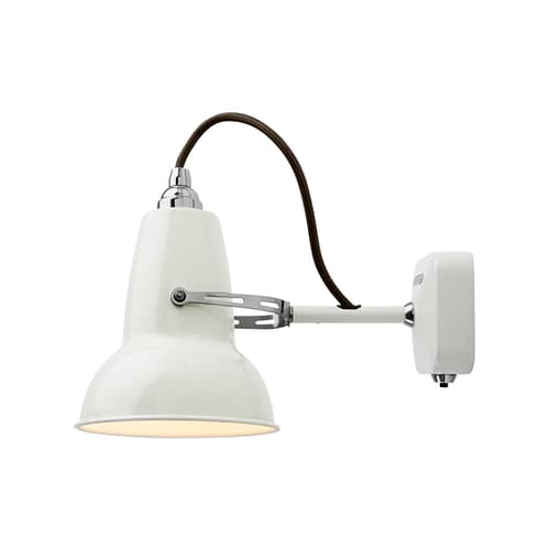 Wandleuchte Original 1227 Mini metall weiß / Neuauflage 1930\' - Anglepoise - Leinenweiß - Gussaluminium, Stahl