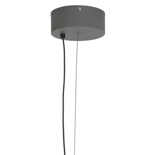 Pendelleuchte Oeste stein beige / Ø 43 x H 46 cm - Travertin - Ferm Living - Sand - gebürstetes Aluminium, Travertin