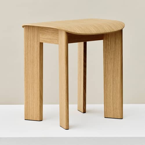 Sgabello Chisel 10 legno naturale - Hay - Rovere oliato - Impiallacciatura rovere oliato