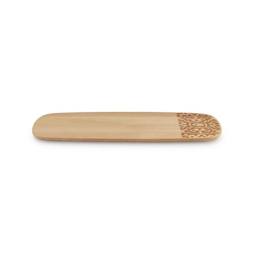 Tablett Dressed in wood holz natur / 45 x 18,5 cm - Alessi - Holz, natur - Buchenfurnier