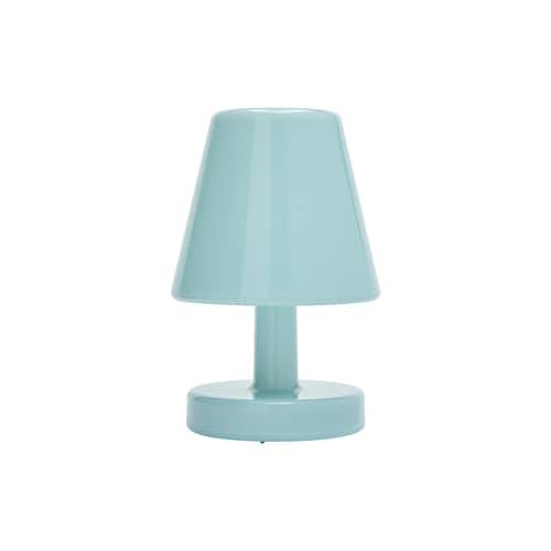 Lampada senza fili ricaricabile Edison The Ambiance materiale plastico blu / Indoor - H 25 cm - Fatboy - Blu polare - policarbonato