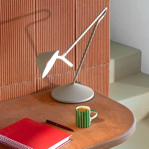 Lampe de bureau Pixi LED métal bleu / Orientable - Fermob - Bleu abysse - Acier