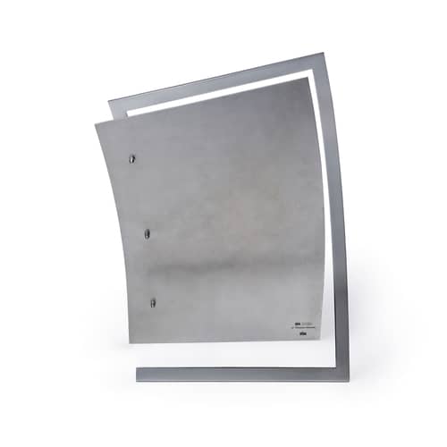 Miroir à poser Qua A3 métal / L 26 x H 46.8 cm - BANG - Miroir - Acier inoxydable