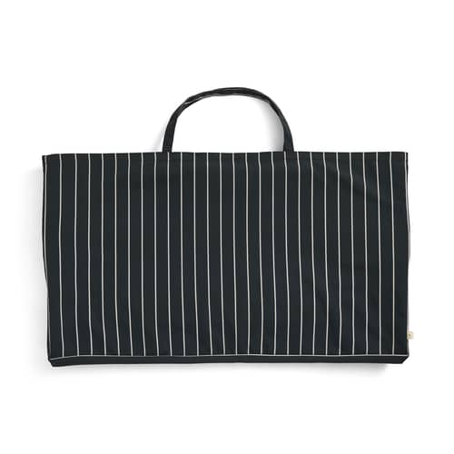 Outdoor Market 2-seater outdoor sofa textile black / L 117 cm - Jasper Morrison - Hay - Black - FSC-certified beech, Recycled polyester fabric