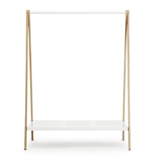 Toj Large Rack wood white Large - Normann Copenhagen - W 120 cm - White - Ashwood, Metal