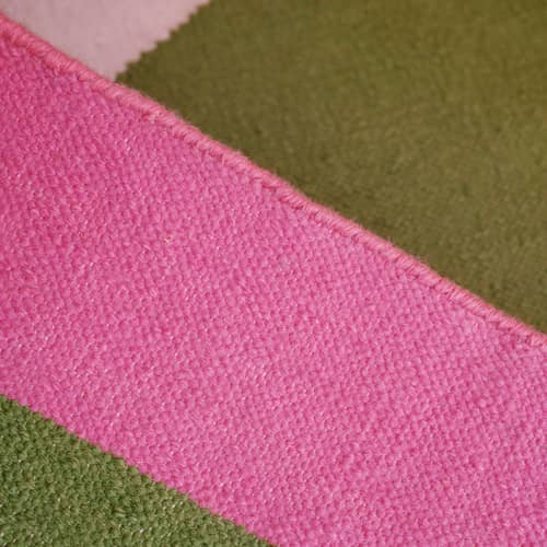 Tapis Vertigo / 90 x 55 cm - Tissé main - COLORTHERAPIS - 90 x 55 cm - Laine vierge de Nouvelle-Zélande