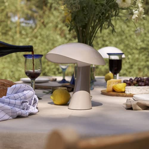Rumee Wireless rechargeable lamp plastic material grey - Louis Poulsen - Mineral Grey - Polymer