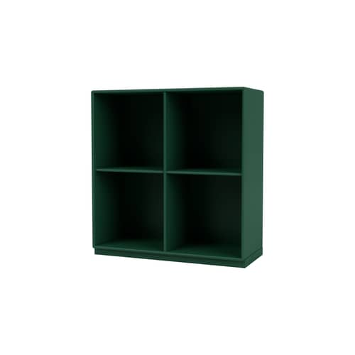 Ablage Show holz grün / B 69,6 x T 30 x H 72,6 cm - MONTANA - Pine 136 - lackierte Holzfaserplatte