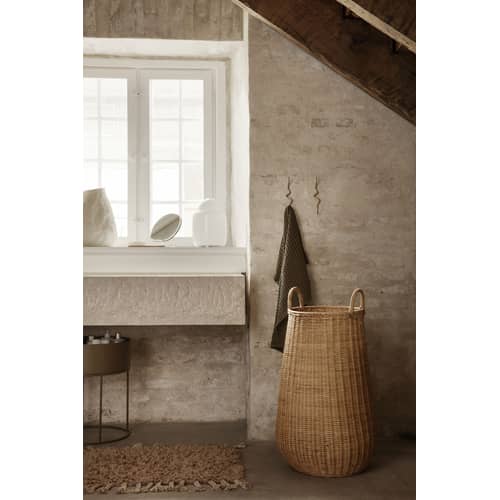 Appendiabiti Curvature oro metallo / Ottone - Ferm Living - Ottone - Ottone massiccio