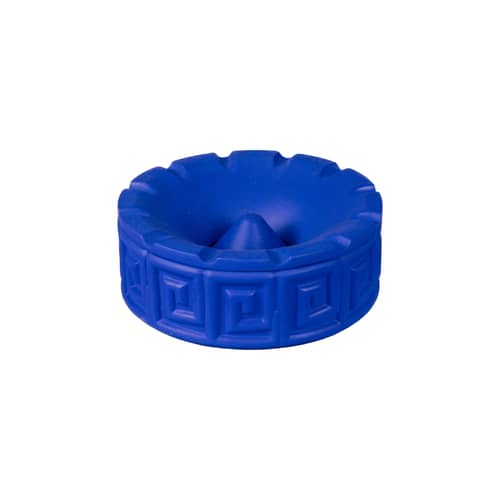 Magna Graecia - Greche Ashtray ceramic blue / Ø 19 cm - Terracotta - Seletti - Cobalt blue - Terracotta