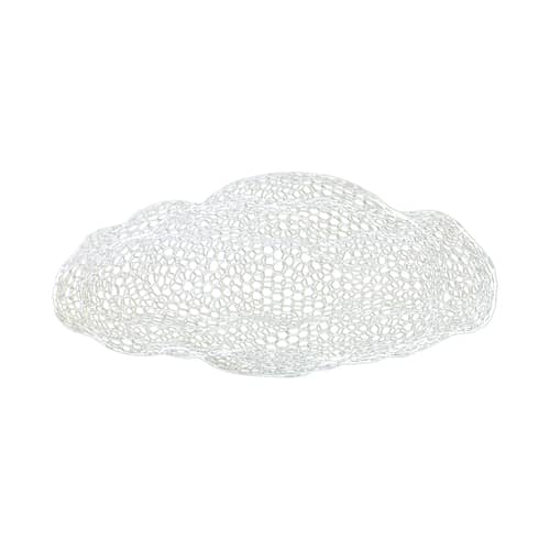 Decorazione da sospendere NuageLarge metallo bianco da appendere - Magis - Large - Bianco - Rete metallica