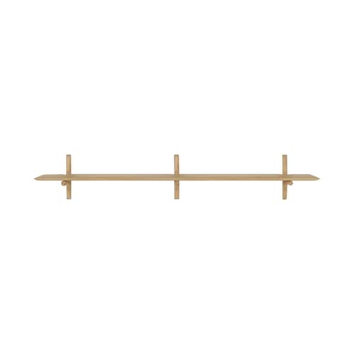 Etagère murale PI bois naturel / L 168 cm - Ethnicraft - L 168 cm / Chêne - Chêne massif