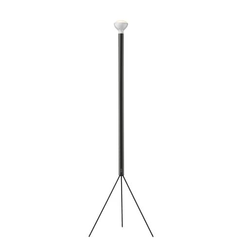 Luminator Floor lamp metal black / A. & P. Castiglioni, 1954 - Flos - Anthracite - Metal