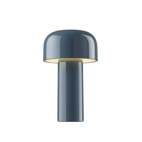Lampe extérieur sans fil rechargeable Bellhop LED bleu - Flos - Bleu-gris - Polycarbonate