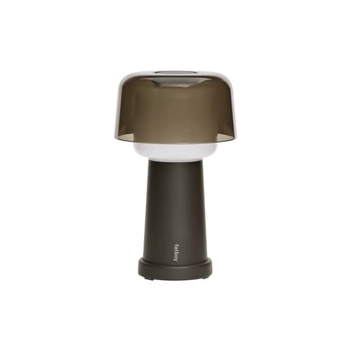 Lampe extérieur sans fil rechargeable Revolve LED marron - Fatboy - Coffee - Aluminium, Polycarbonate