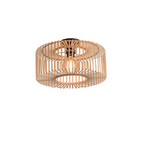 Bromo Small Ceiling light natural wood / Bamboo - Round Ø 40 x 18 cm - GOOD&MOJO - Ø 40 cm / Natural - Bamboo