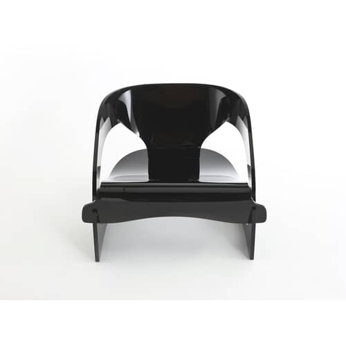 Fauteuil 4801 / by Joe Colombo - Édition Limitée et numérotée - Kartell - Noir - PMMA