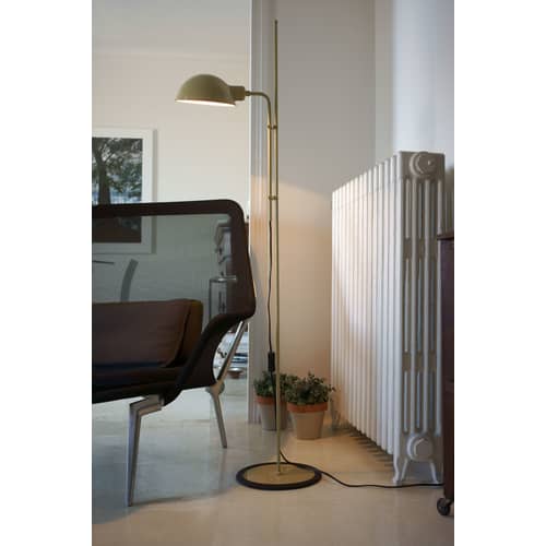 Lampadaire Funiculí métal noir / Orientable - Réédition 1979 - Marset - Noir - Métal