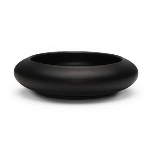 Outdoor-Wandleuchte Oloha Small metall schwarz / Lampe ohne Kabel - Ø 22,5 cm - Fatboy - Schwarz - ABS, Silikon, Thermolackiertes Aluminium