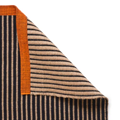 Teppich Line textil schwarz / 70 x 250 cm - Tom Dixon - 70 x 250 cm - Naturjute-Mischgewebe