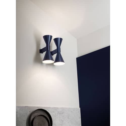 de Marseille by Le Corbusier Wall light metal black / 1954 reissue - Nemo - Black - Aluminium