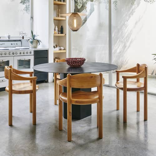 Daumiller Armchair natural wood / 1977 - Gubi - Blonde pine - Solid pine