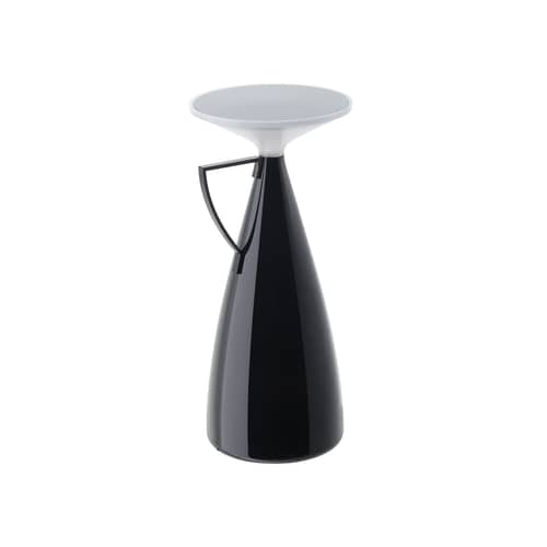 Lampe sans fil rechargeable Camomille LED noir / By Philippe Starck - Recyclé - Kartell - Noir - PMMA recyclé