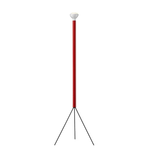 Stehleuchte Luminator metall rot / A. & P. Castiglioni, 1954 - Flos - Rot - Metall