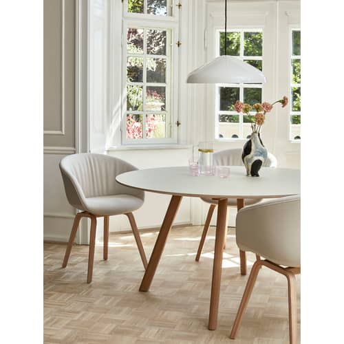 Suspension Pao Large métal blanc / Ø 47 cm - Hay - Blanc crème - Acier thermolaqué