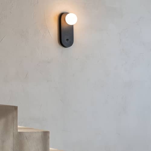 Java Wall light with plug wood black - GOOD&MOJO - Black - Bamboo