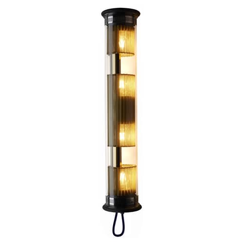 Applique d\'extérieur In The Tube 120-700 métal verre or / L 72 cm - DCW éditions - Or - Acier inoxydable, Laiton, Verre borosilicaté