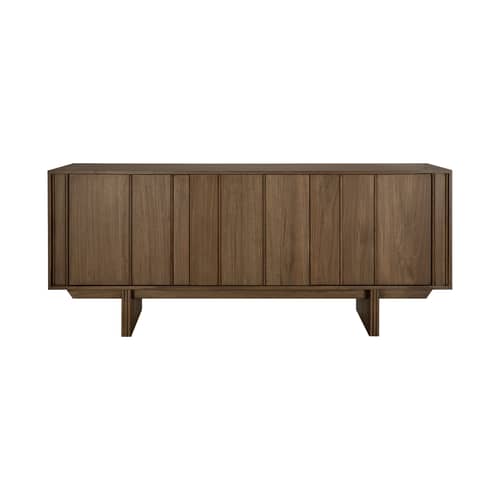 Buffet Pillar bois marron / L 169 x H 70 cm - Ethnicraft - L 169 cm / Teck brun - Teck massif teinté