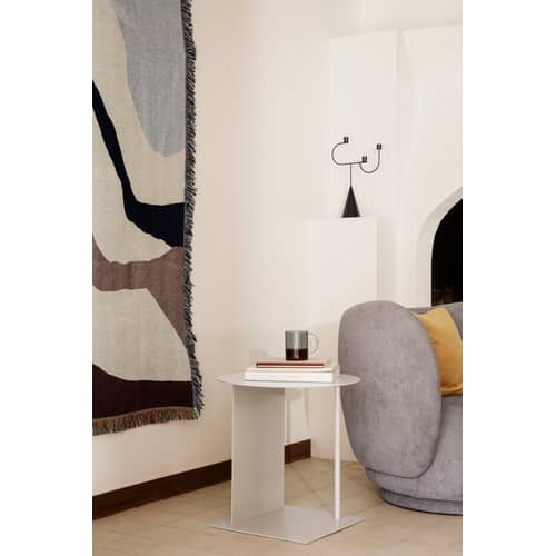 Avant Candelabra metal black Object - Ferm Living - Black - Thermolacquered metal