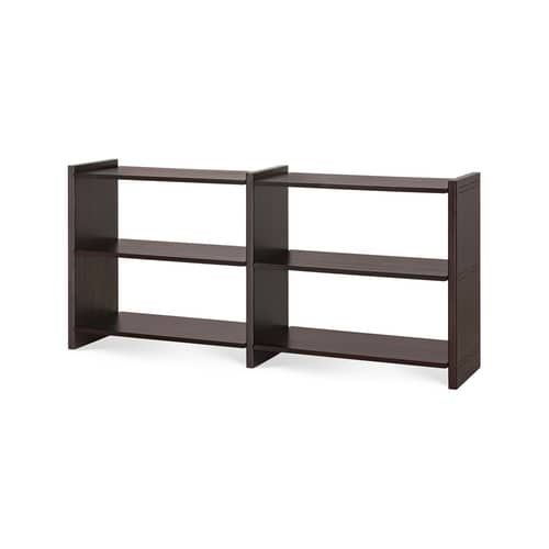 Étagère Mortise bois marron / L 175 x H 82 cm - Ethnicraft - L 175 cm / Acajou foncé - Acajou massif