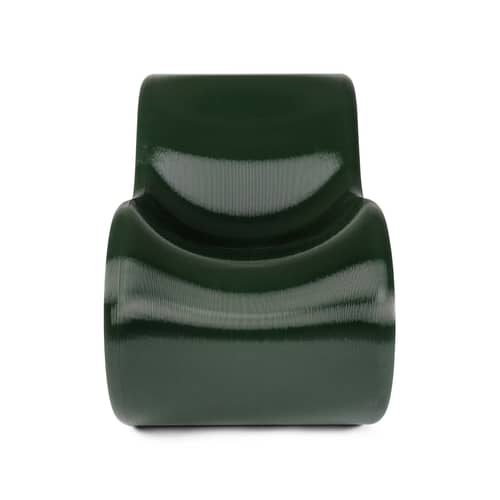 Fauteuil Éclair Chair vert - CRÈME ATELIER - Vert Nori - PETG recyclé