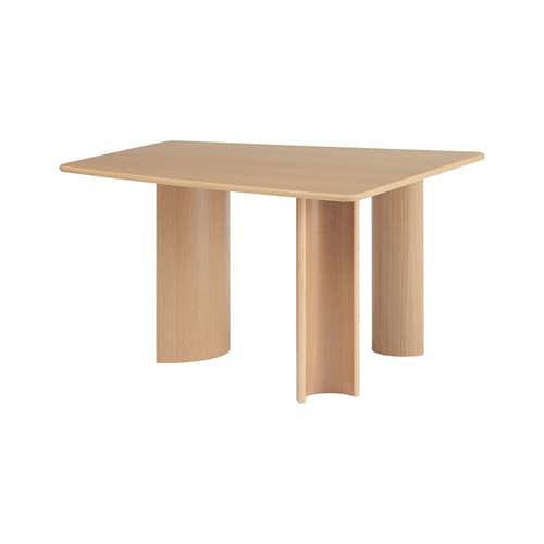Re-Norm Rectangular table natural wood / 130 x 120 cm - Muuto - Oak - Oak veneer