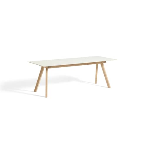 Hay CPH 30 Extending table - white natural oak | Made In Design UK