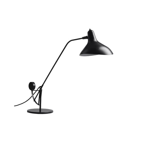 Mantis BS3 Table lamp by DCW éditions - Schottlander - Black / Black lampshade - Aluminium, Steel