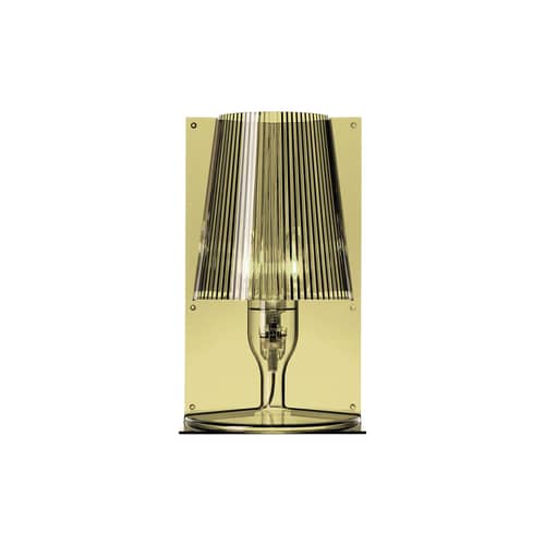 Take Table lamp plastic material green / Polycarbonate 2.0 - Ferruccio Laviani, 2003 - Kartell - Kaki green - polycarbonate 2.0