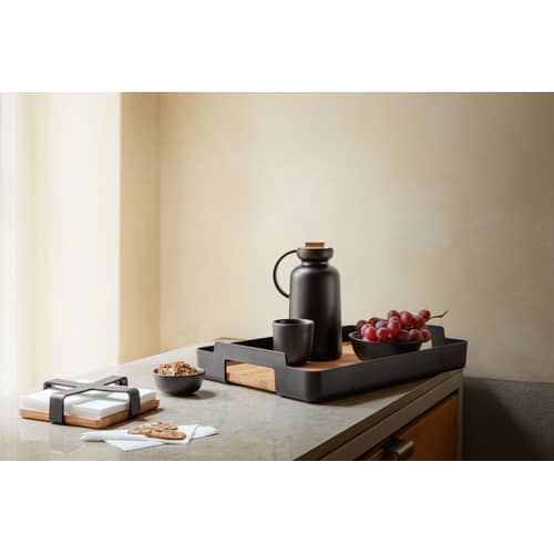 Tasse isotherme Nordic Kitchen céramique noir 25 cl - Grès - Eva Trio - Noir - Grès