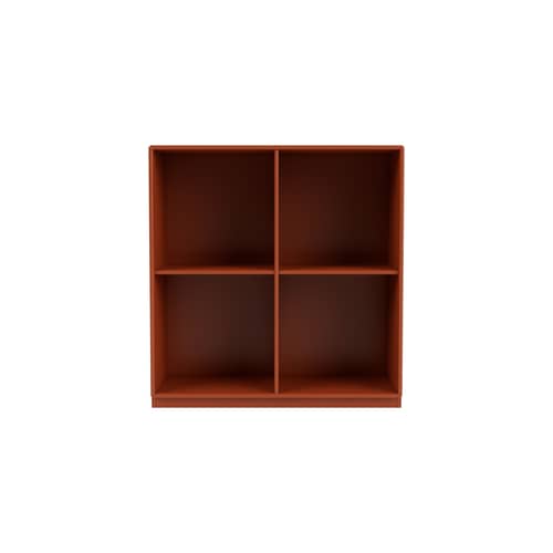 Ablage Show holz orange / B 69,6 x T 30 x H 72,6 cm - MONTANA - Hokkaido 162 - lackierte Holzfaserplatte