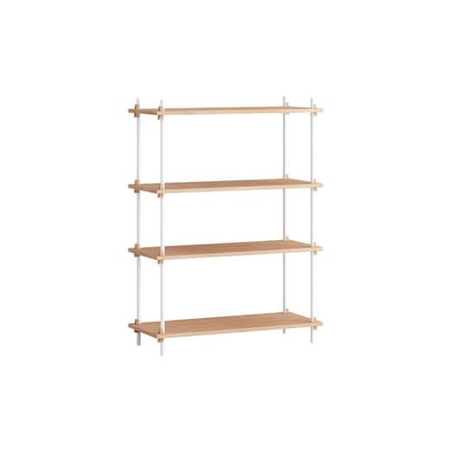 Accessoire / Etagère supplémentaire pour système Shelving System - L 85 x Prof. 35 cm - MOEBE - Chêne naturel - MDF placage chêne