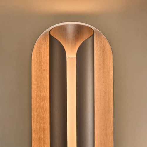 Applique Rosalie LED Large métal / H 60 x L 15 cm - DCW éditions - Nickel - Aluminium