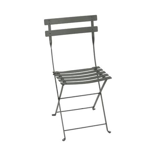 Chaise pliante Bistro métal vert - Fermob - Romarin - Acier laqué
