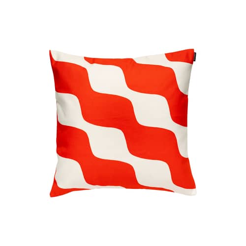 Taifuuni Cushion cover textile orange / 50 x 50 cm - Marimekko - Taifuuni / Orange - Organic cotton