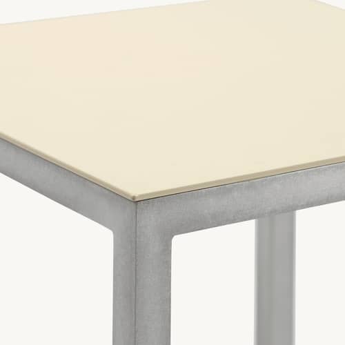Alu Stool High stool metal white / Medium - H 65 cm - valerie objects - Ivory - Aluminium
